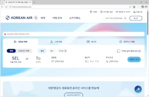 대한항공-홈페이지