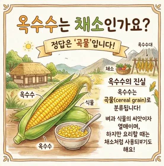옥수수는-채소인가요